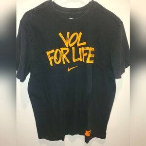 University of Tennessee Nike "Vol for Life" Black Tee Shirt Adult Large